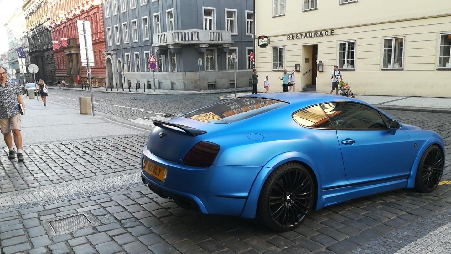 Bentley Gt Matte Blue 27
